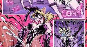 symbiote catgirl hentai seeping ooze