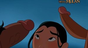 Bath Time Thoughts with Mulan hentai