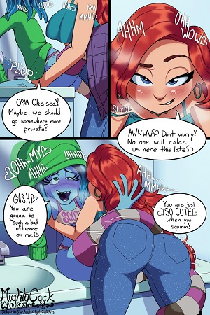 Ruby x Chelsea (Ruby Gillman, Teenage Kraken) -hentai-comic