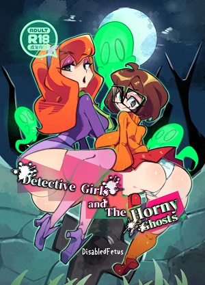 [DisabledFetus] Detective girls and The Horny Ghost -hentai-comic