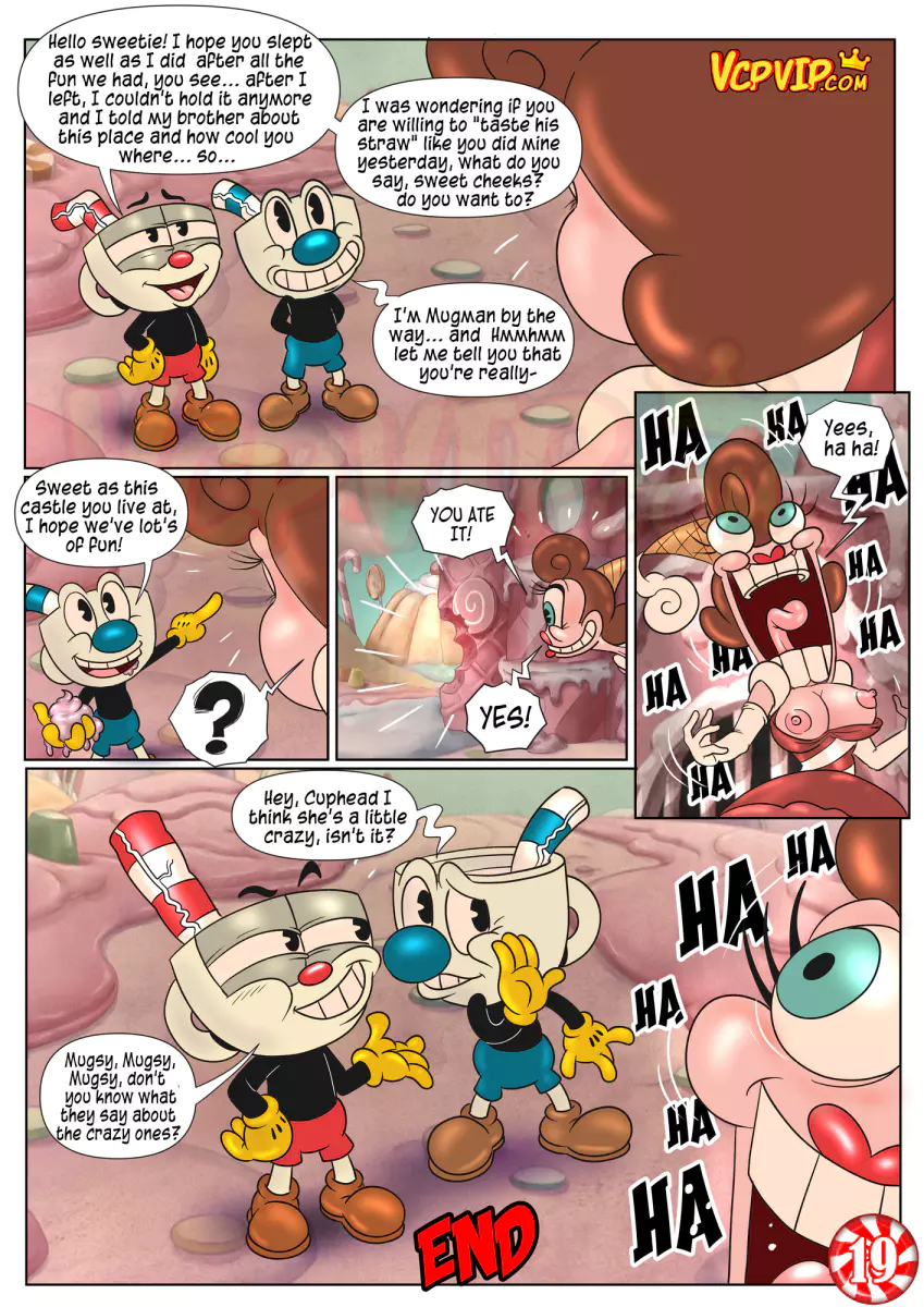 Cuphead hentai comic